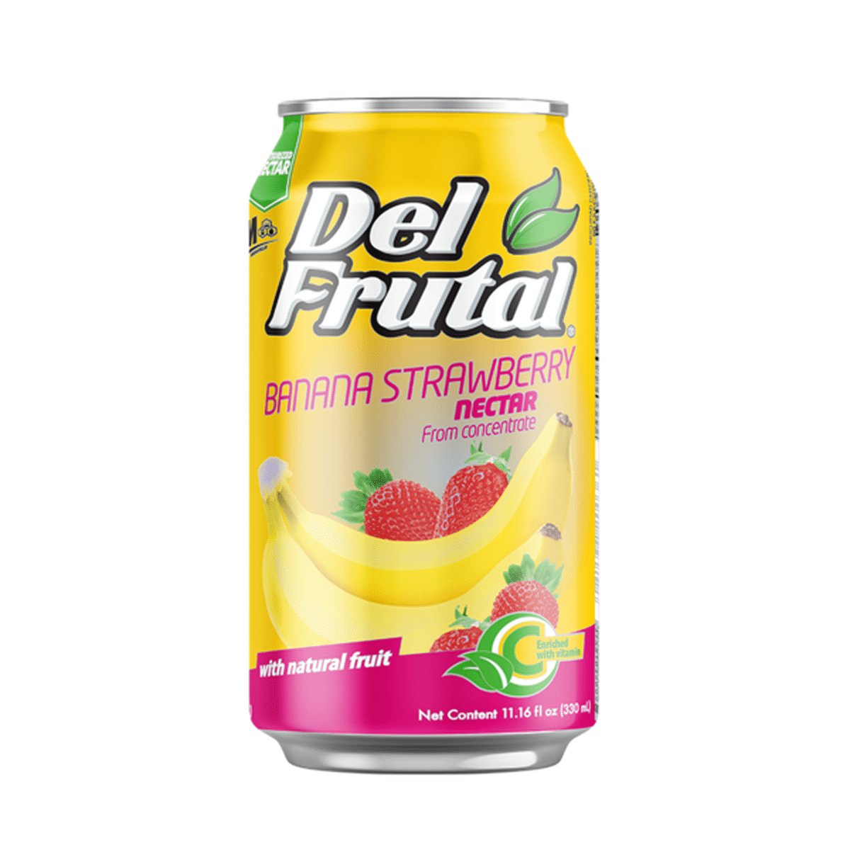 Del Frutal Néctar de banano y fresa — 330 ml