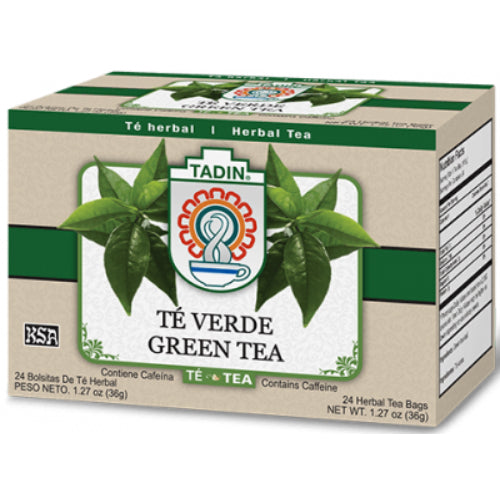 Tadin Té Verde — 24 sobres | UPC 083703300516