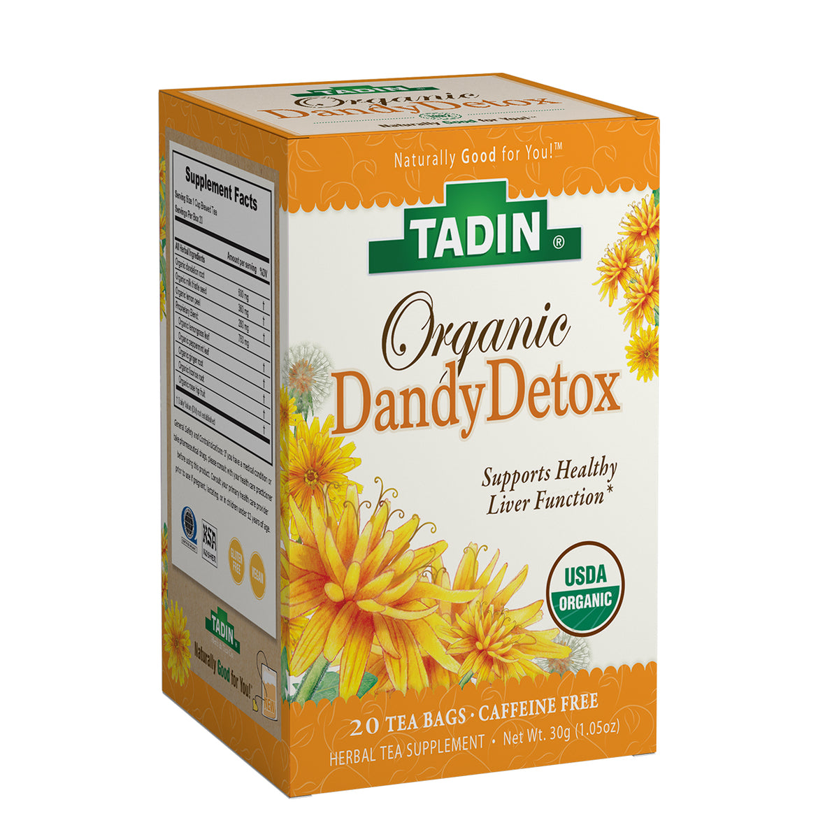 Tadin Té orgánico Dandy Detox 20 sobres / 30 g