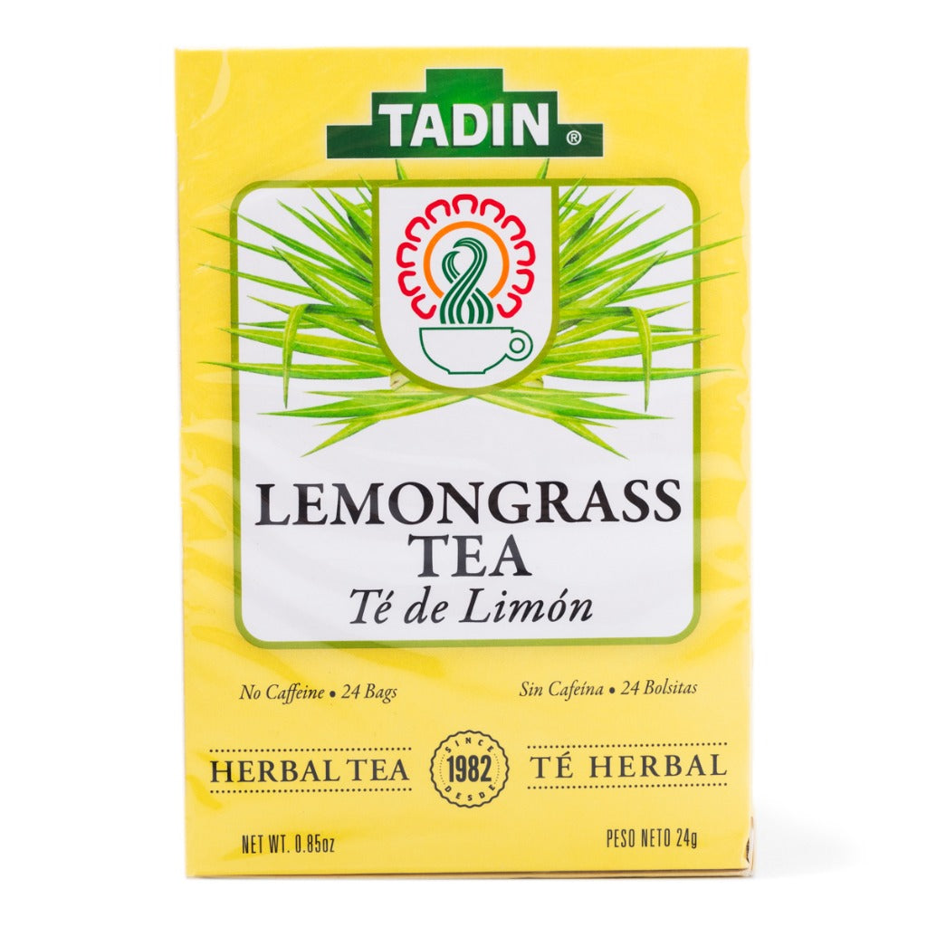 Tadin Té de Zacate limón — 24 sobres | UPC 083703504006 | UPC 083703504006