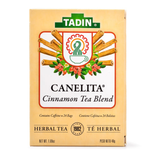 Tadin Canelita Mezcla de té con canela — 24 sobres | UPC 083703510045 | UPC 083703510045