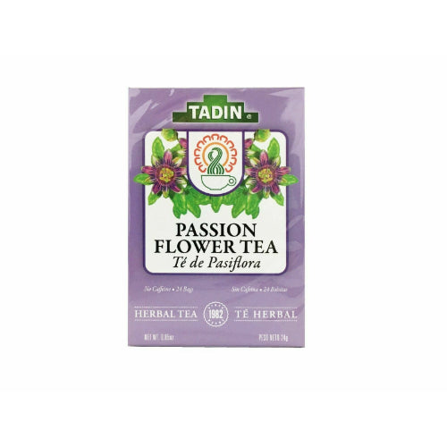 Tadin Té de Pasiflora — 24 sobres | UPC 083703510090