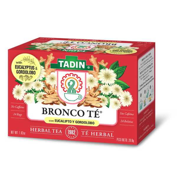 Tadin Té Bronco Té Broncaid — 24 sobres | UPC 083703510106