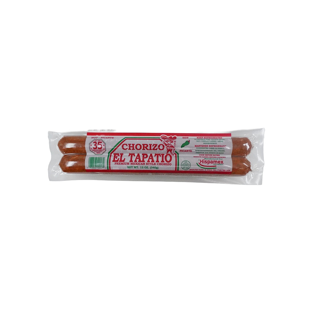 El Tapatío Chorizo de puerco picante — 12 oz | UPC 083846100172