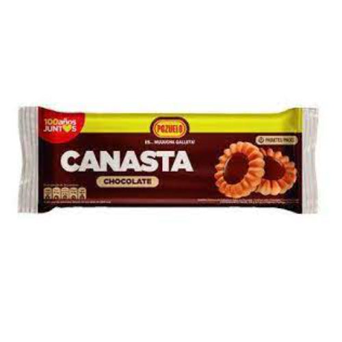 Pozuelo Galletas Canasta sabor chocolate — 9.7 oz | UPC 086581007843