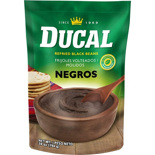 Ducal Frijoles negros volteados — 28 oz | UPC 088313008968