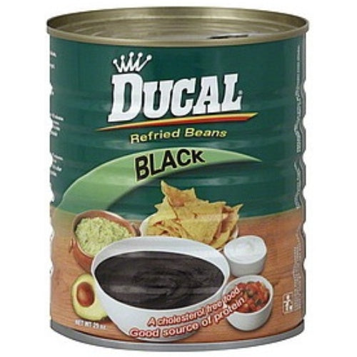 Ducal Frijoles negros refritos enlatados — 29 oz | UPC 088313062946