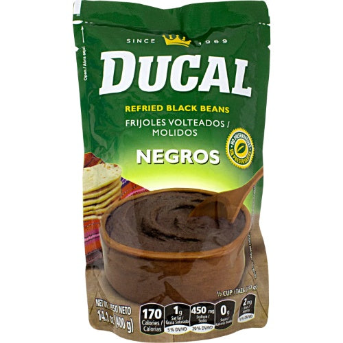 Ducal Frijoles negros volteados — 14.1 oz | UPC 088313261448