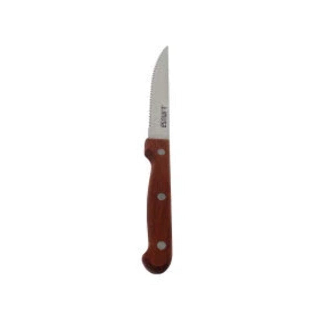 Imusa Cuchillo para carne con mango de madera — hoja de 5 pulgadas | UPC 094046710122