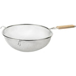 Imusa Colador de acero con mango de madera — 4 pulgadas | UPC 094046711921