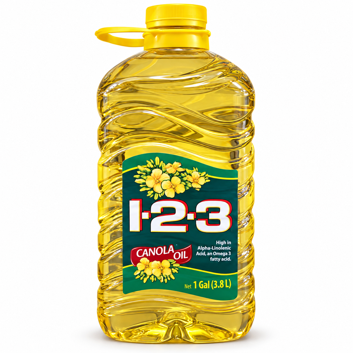 1-2-3 Aceite de Canola – 1 gal (3.8 L)