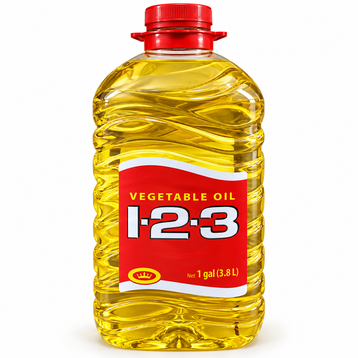 1-2-3 Aceite Vegetal – 1 gal (3.8 L)