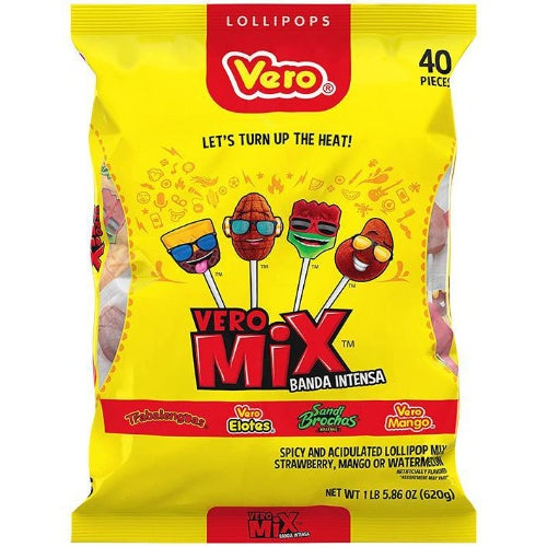 Vero Paletas surtidas Mix — 40 piezas