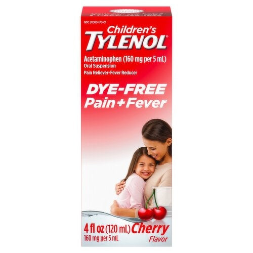 Tylenol Niños Suspensión Sabor Cereza — 120 mL | UPC 300450166043