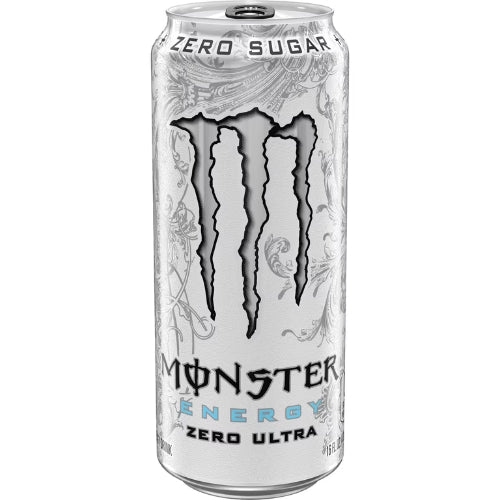Monster Ultra Zero White — 16 fl oz, 1 lata | UPC 070847012474