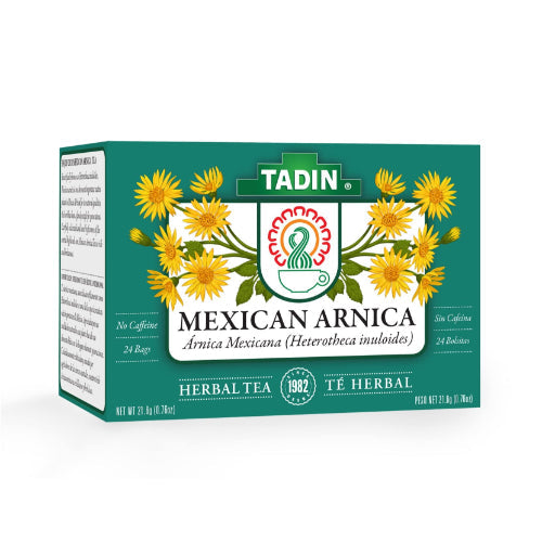 Tadin Mezcla de té de Árnica mexicana — 24 sobres | UPC 083703301940