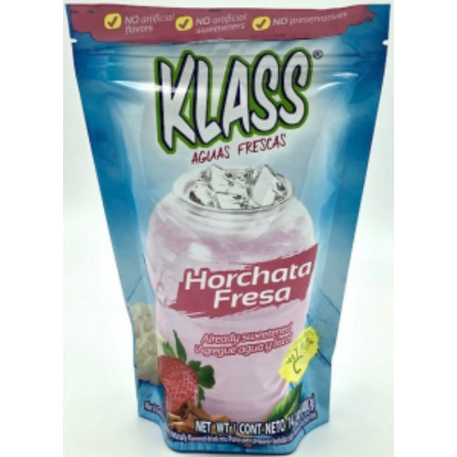 Klass Horchata – Fresa (Rice, Cinnamon & Strawberry) 14.1oz | UPC 754177505287