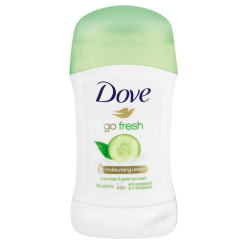 Dove Desodorante en barra Go Fresh Pepino y Té Verde — 40 g | UPC 4800888221896