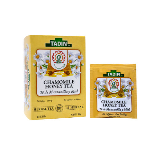 Tadin Té Manzanilla y miel — 24 sobres | UPC 083703502019