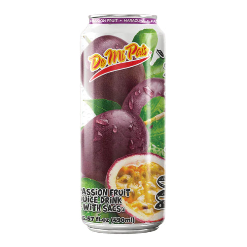 De Mi País Bebida de maracuyá con pulpa — 16.57 fl oz