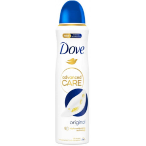 Dove Desodorante corporal en aerosol Advanced Care Original — 150 mL | UPC 6001085127334