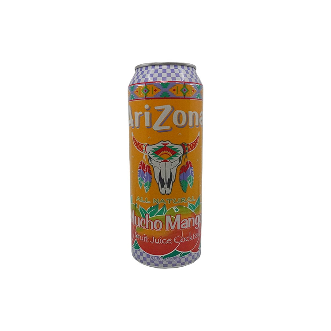 AriZona Bebida Mucho Mango — 23 fl oz | UPC 613008735418