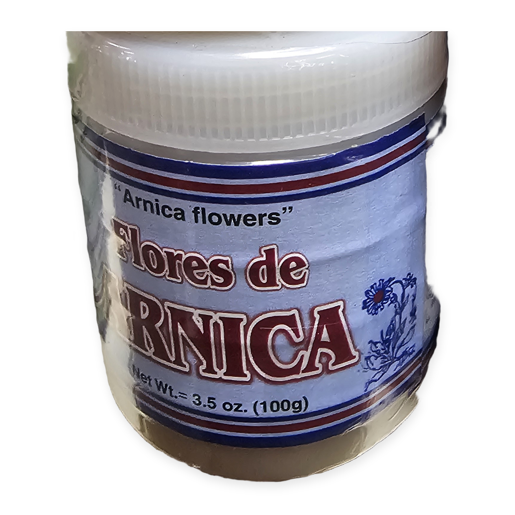 Flores de Árnica en Tarro — 100 g | UPC 628586248533