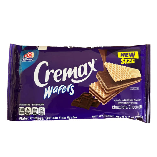 Gamesa Galletas wafer Cremax sabor chocolate — 5.7 oz | UPC 686700000078