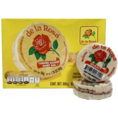 De la Rosa Dulce de cacahuate estilo mazapán gigante — 18 piezas / 900 g | UPC 724869004374