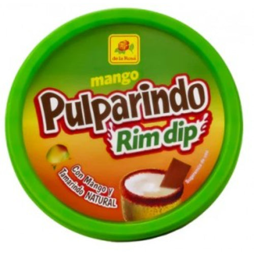 De la Rosa Pulparindo Rimdip de mango para escarchar — 8.82 oz | UPC 725226006093