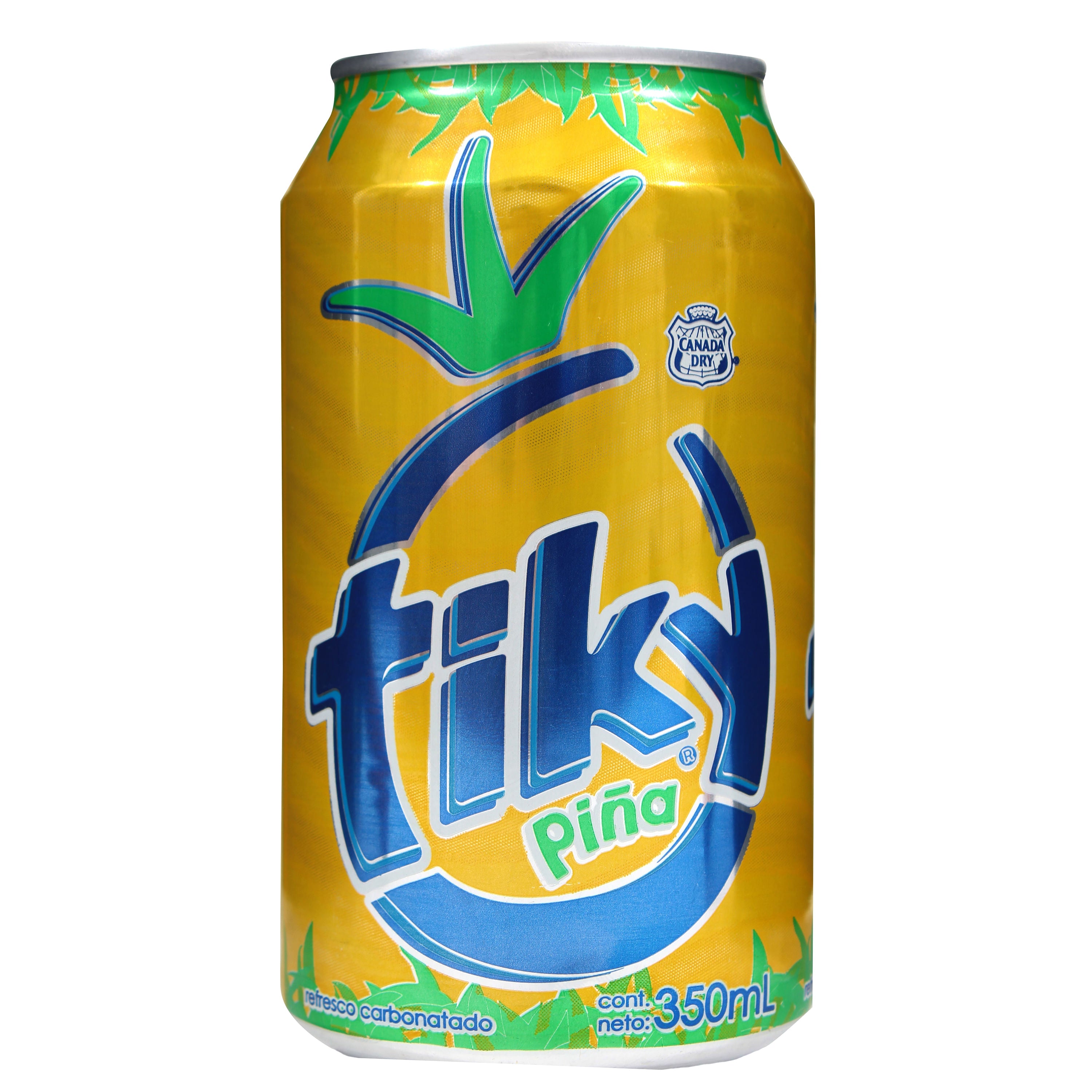 Tiky Refresco sabor piña en lata 350 ml