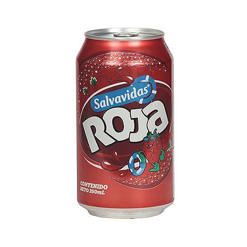 Salvavidas Refresco sabor fresa en lata 350 ml