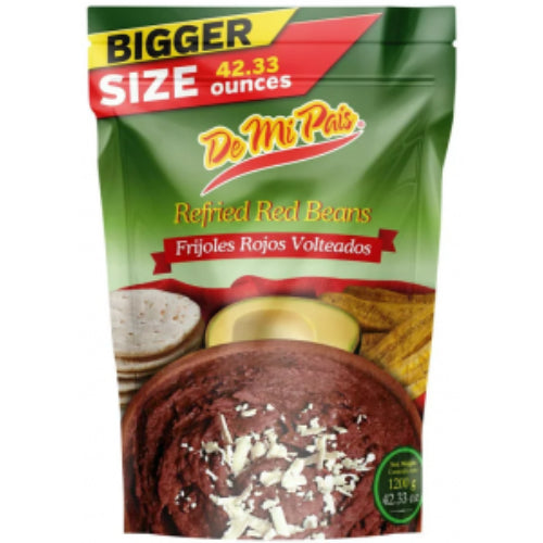 De Mi País Frijoles rojos refritos — 42.33 oz | UPC 7423760000166