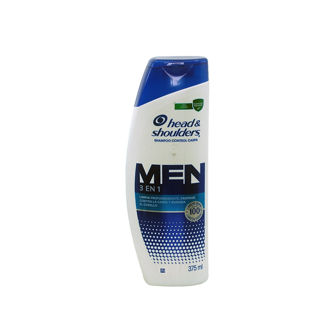 Head & Shoulders Champú Men 3 en 1 — 375 mL | UPC 7500435019491