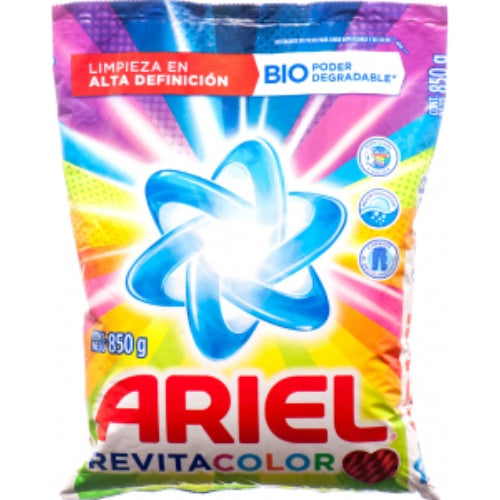 Ariel Detergente en polvo Revitacolor — 850 g | UPC 7500435153331