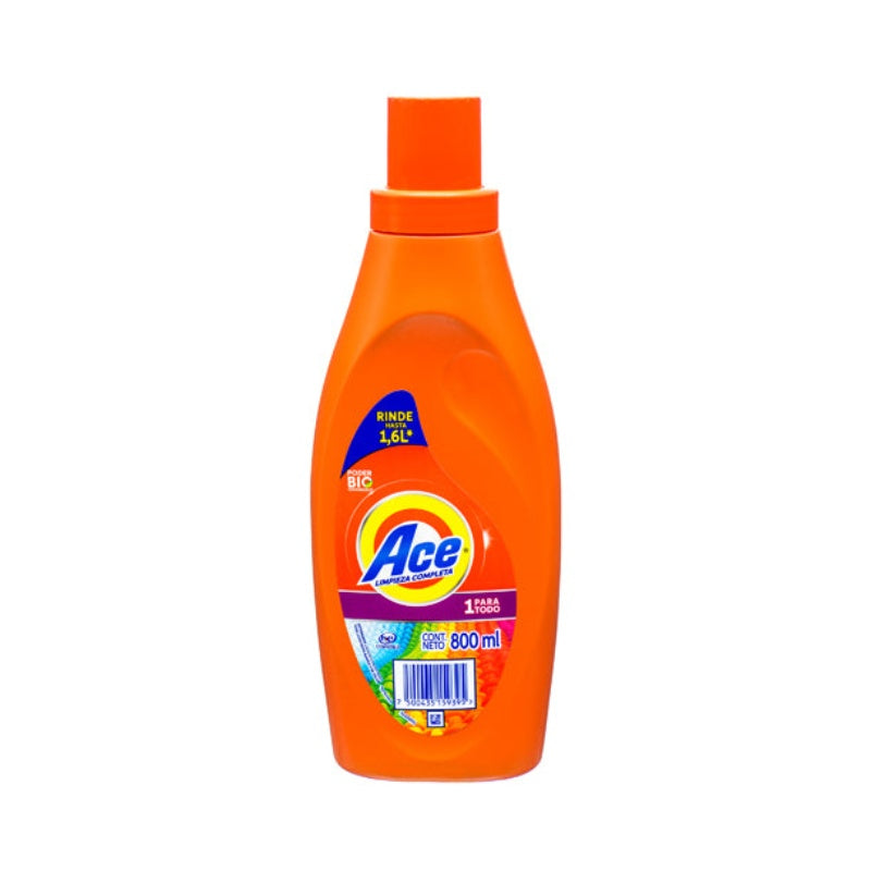 Ace Detergente líquido — 800 mL | UPC 7500435159395