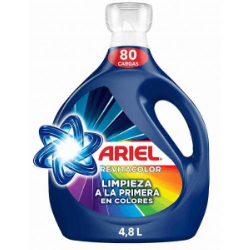 Ariel Detergente líquido Revitacolor — 4.8 L | UPC 7500435258029