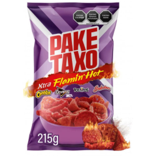 Sabritas Paketaxo Xtra Flamin Hot — 215 g | UPC 7501011155022