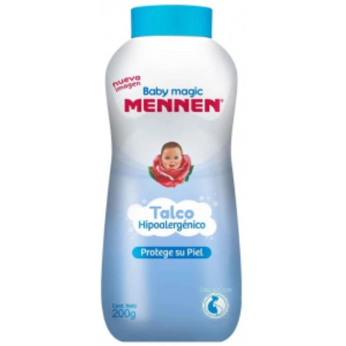 Mennen Talco Baby Magic Azul — 200 g | UPC 7501035908130