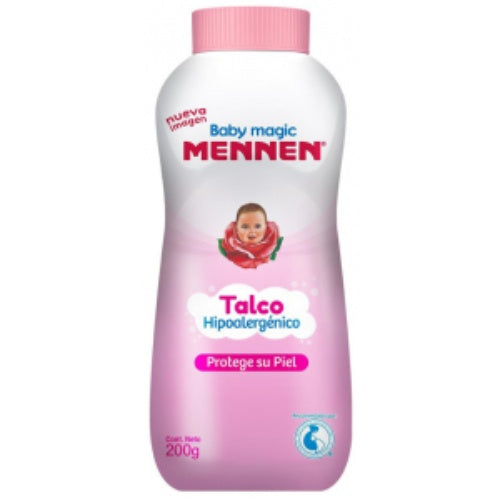 Mennen Talco Baby Magic Rosa — 200 g | UPC 7501035908147
