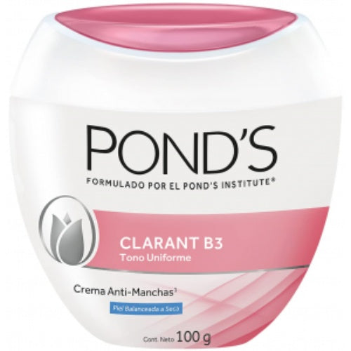 Pond's Crema Clarant B3 para piel normal a seca — 100 g | UPC 7501056330262