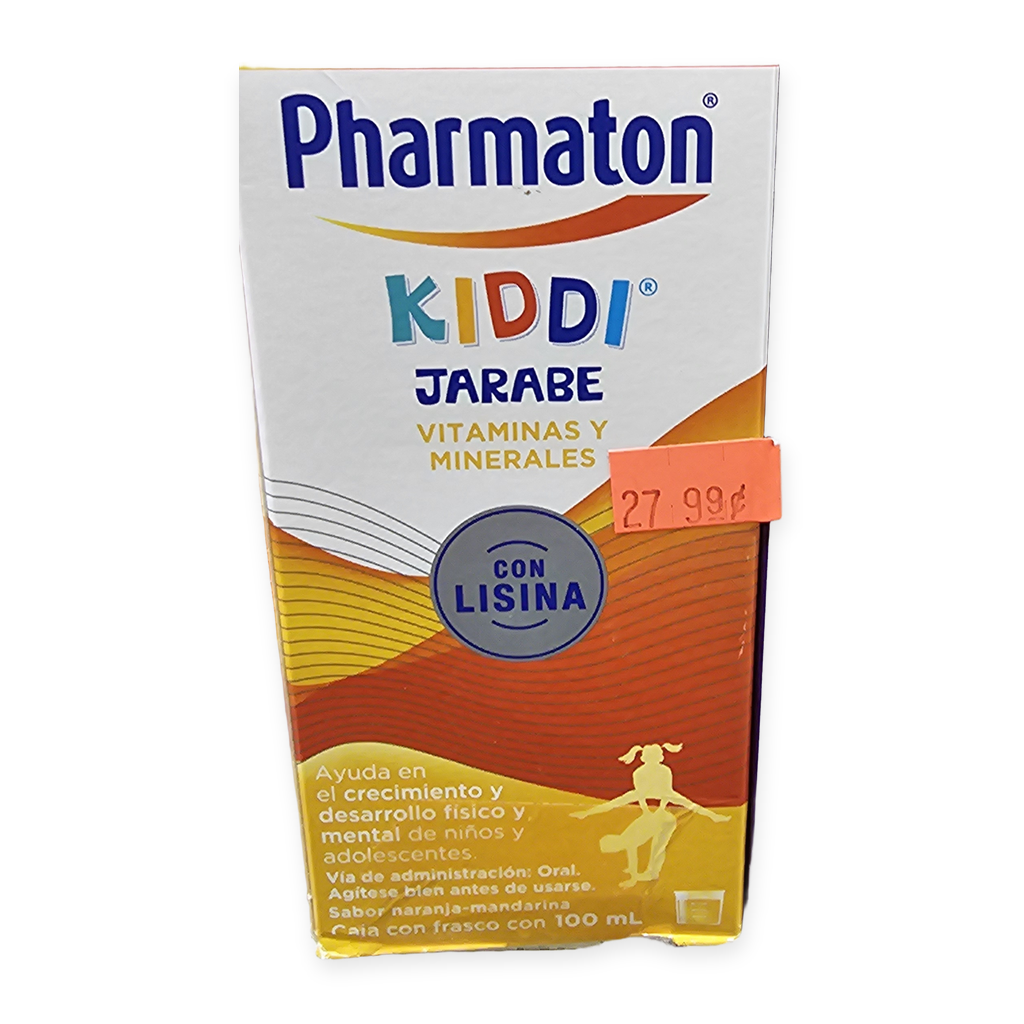 Pharmaton Kiddi Jarabe — 100 mL — UPC 7501165011717