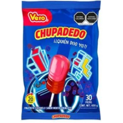 Vero Paletas Chupadedo — 30 piezas | UPC 7503030374750