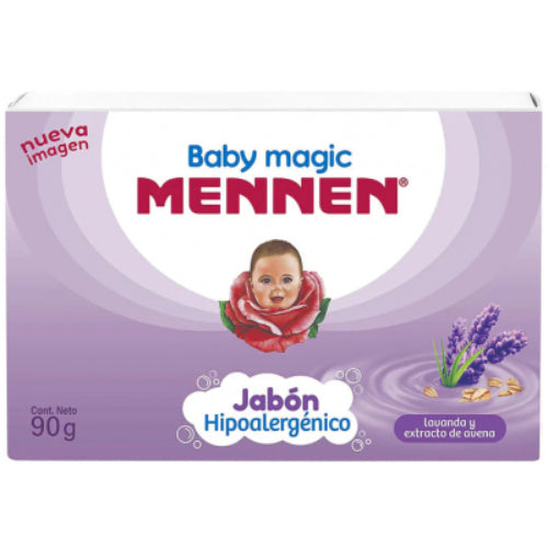 Mennen Baby Magic Jabón Lavanda y Avena — 90 g | UPC 7509546655727