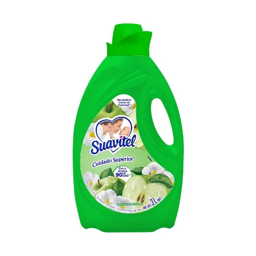 Suavitel Suavizante líquido Frescura de Manzana — 3 L | UPC 7509546687230