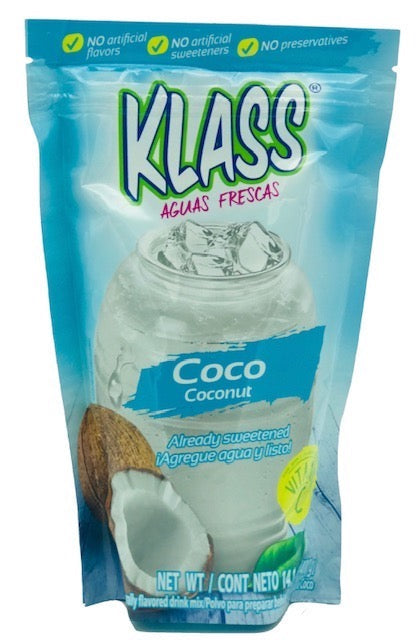 Klass Mezcla para bebida sabor coco — 14.1 oz | UPC 754177506024