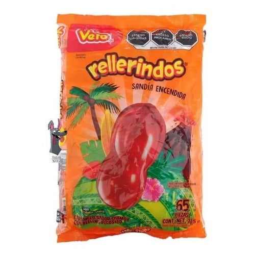 Vero Dulces Rellerindos sabor sandía — 65 piezas | UPC 757528027384
