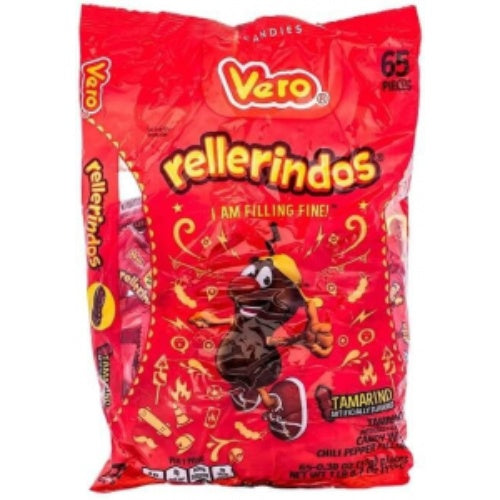 Vero Dulces Rellerindos de tamarindo — 65 piezas | UPC 759686001770