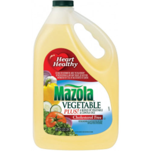 Mazola Aceite vegetal Vegetable Plus — 96 fl oz | UPC 761720063453