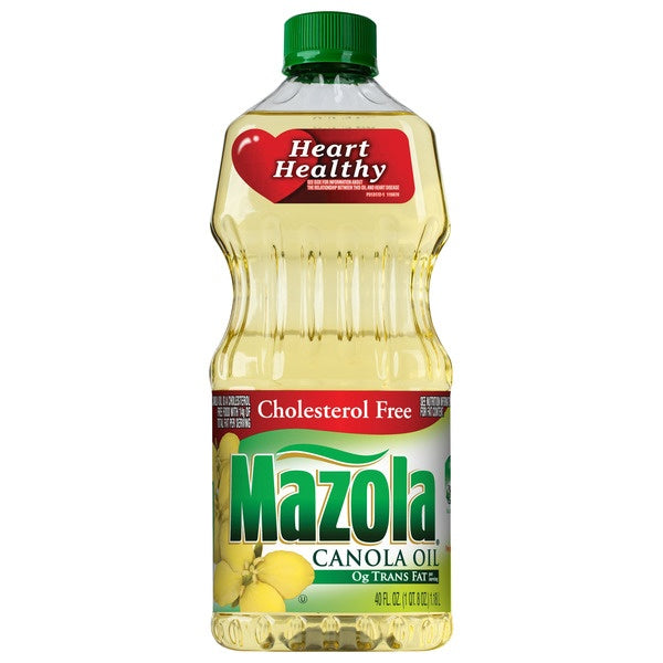 Mazola Aceite de canola — 40 fl oz | UPC 761720987506